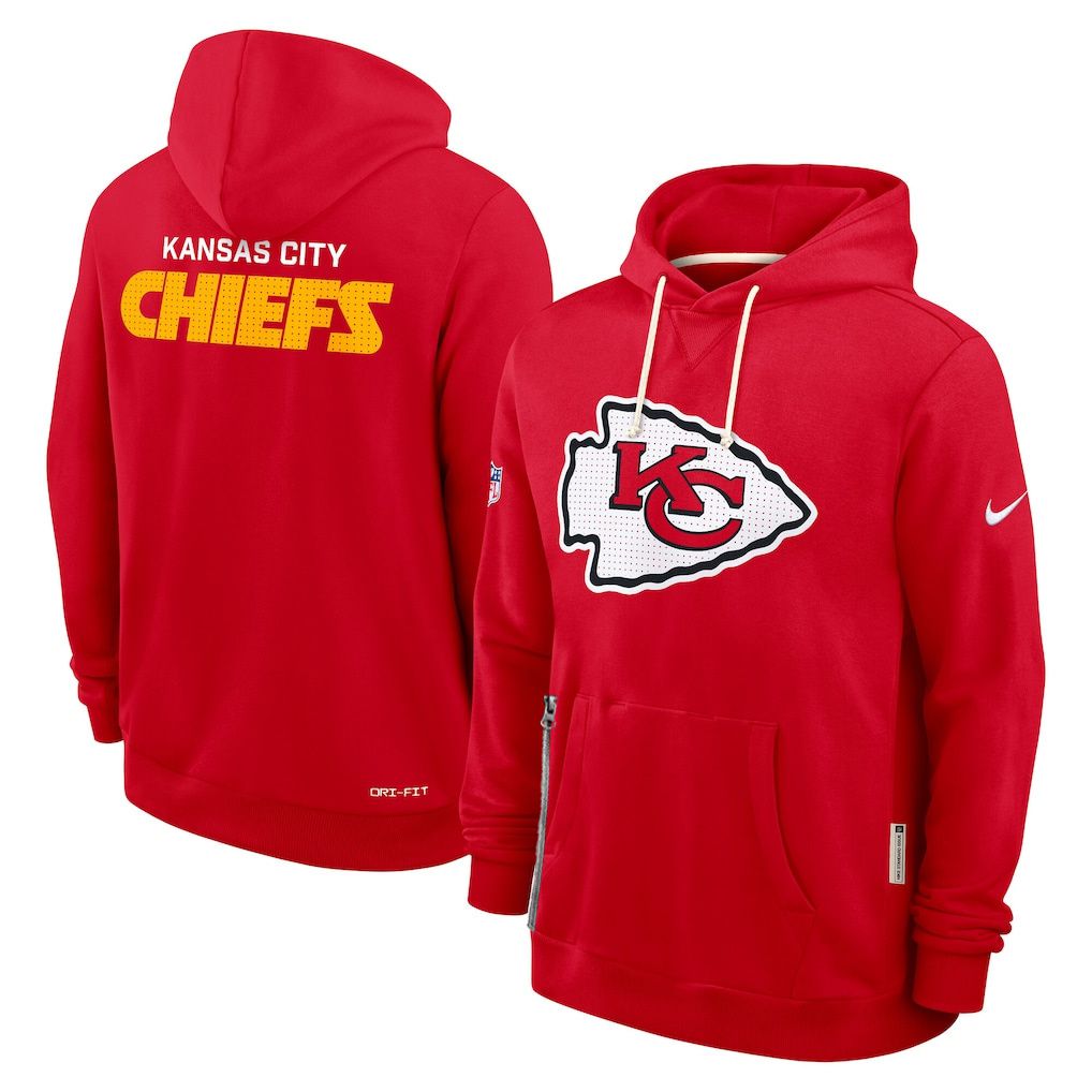 Men 2026 NFL Kansas City Chiefs hoodie red 01